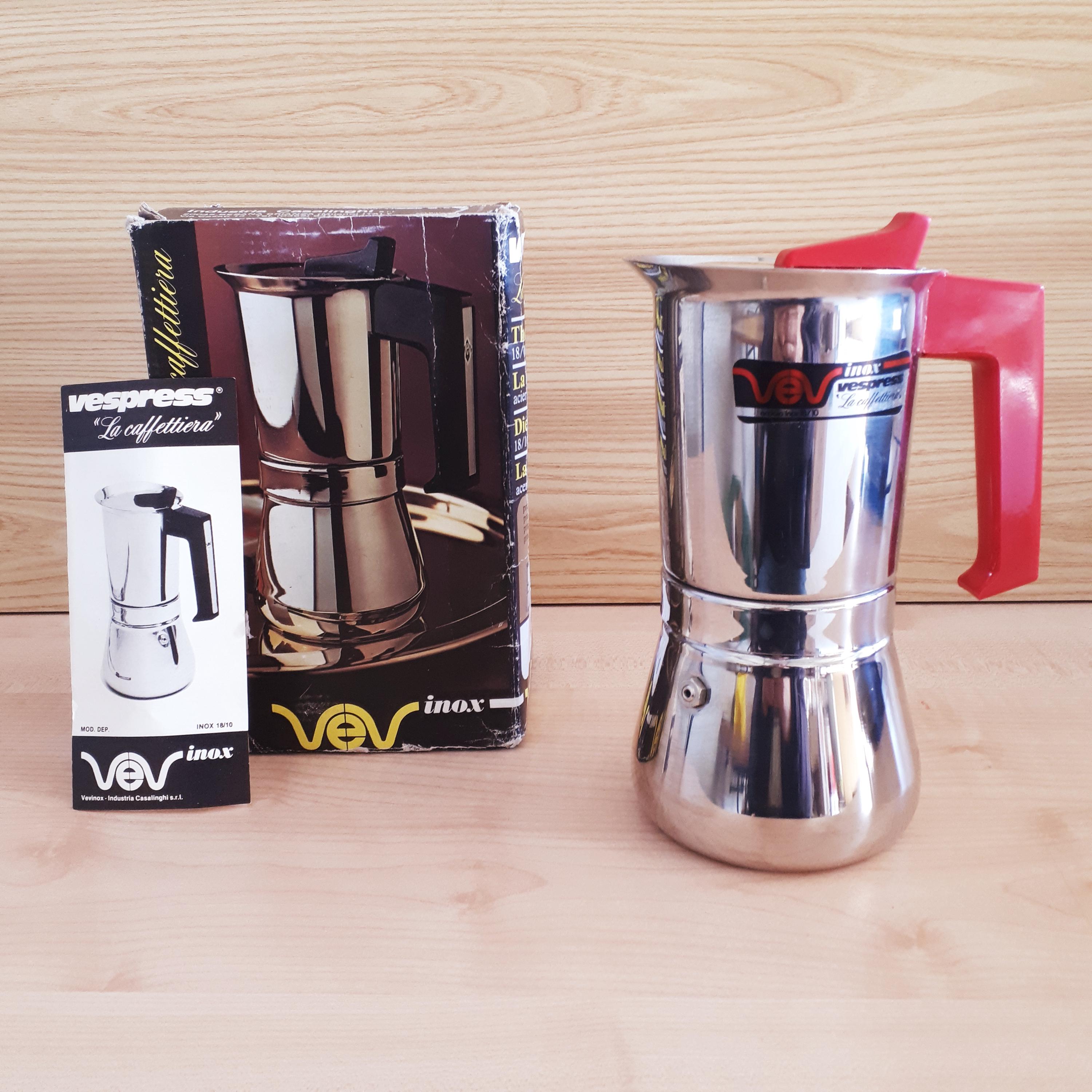 VEV Vigano 6-cup Coffee Maker Vespress Line the NEW Coffee Maker