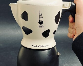 BIALETTI Mukka Express 1 Cup Used Cappuccino Maker Made in Italy