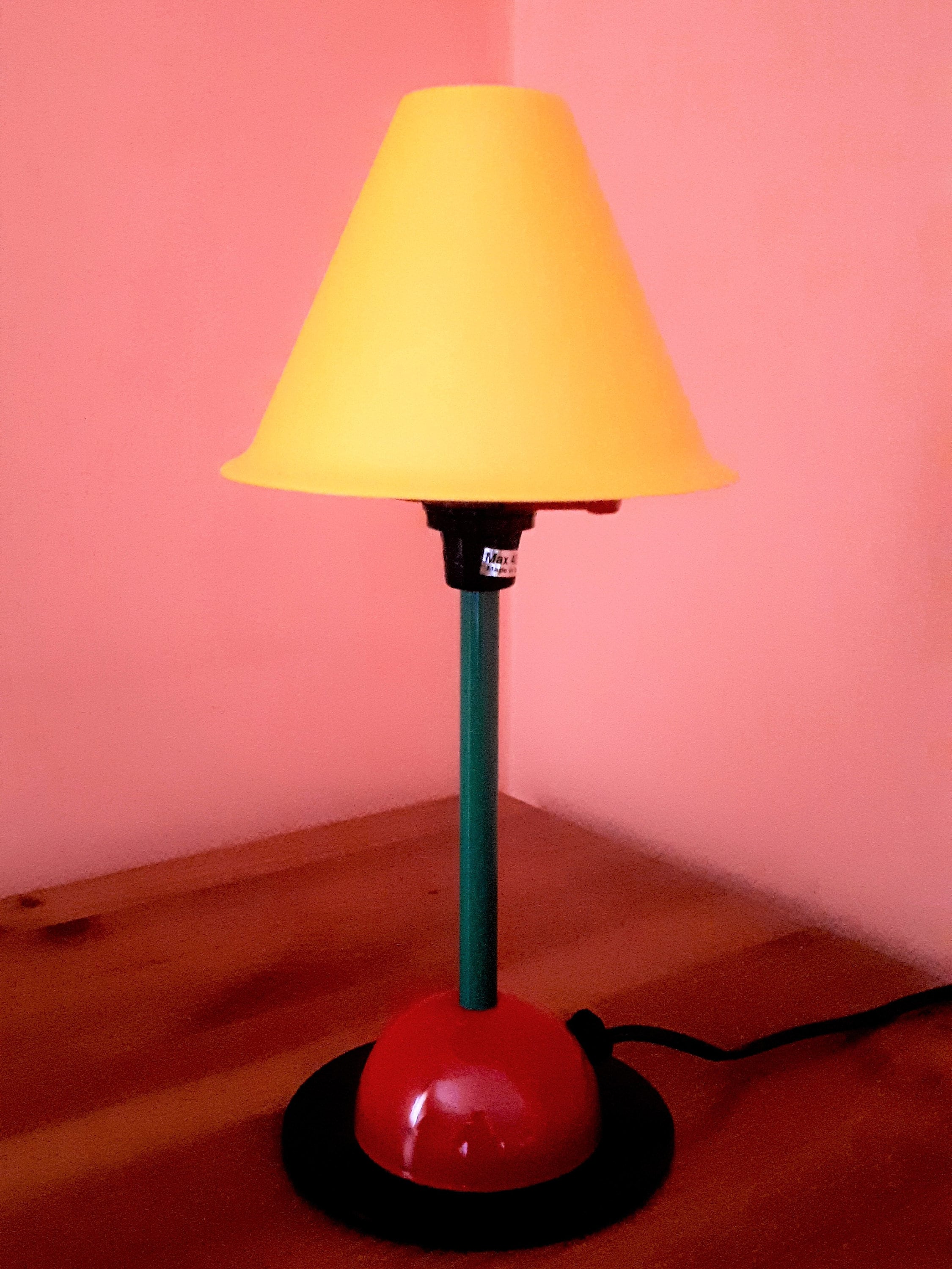 Vintage IKEA Lamp, 1980s Memphis Style, Postmodern Design