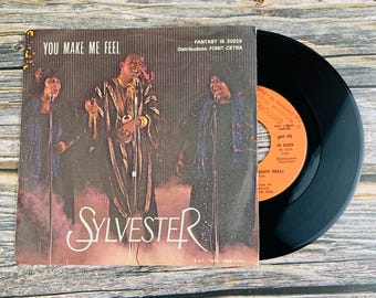 Sylvester You Make Me Feel Mighty Real - Grateful - 45 RPM Vinylskiva Original 1978 Fantasy Disco Funk Soul Vintage