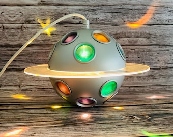 IKEA Blimp | Vintage Ceiling Lamp | Galaxy Projection | 80's
