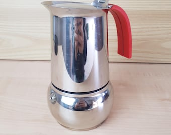 Caffettiera Italiana Caffè Espresso Kitty Oro Design-GB  Guido Bernia Vintage 4