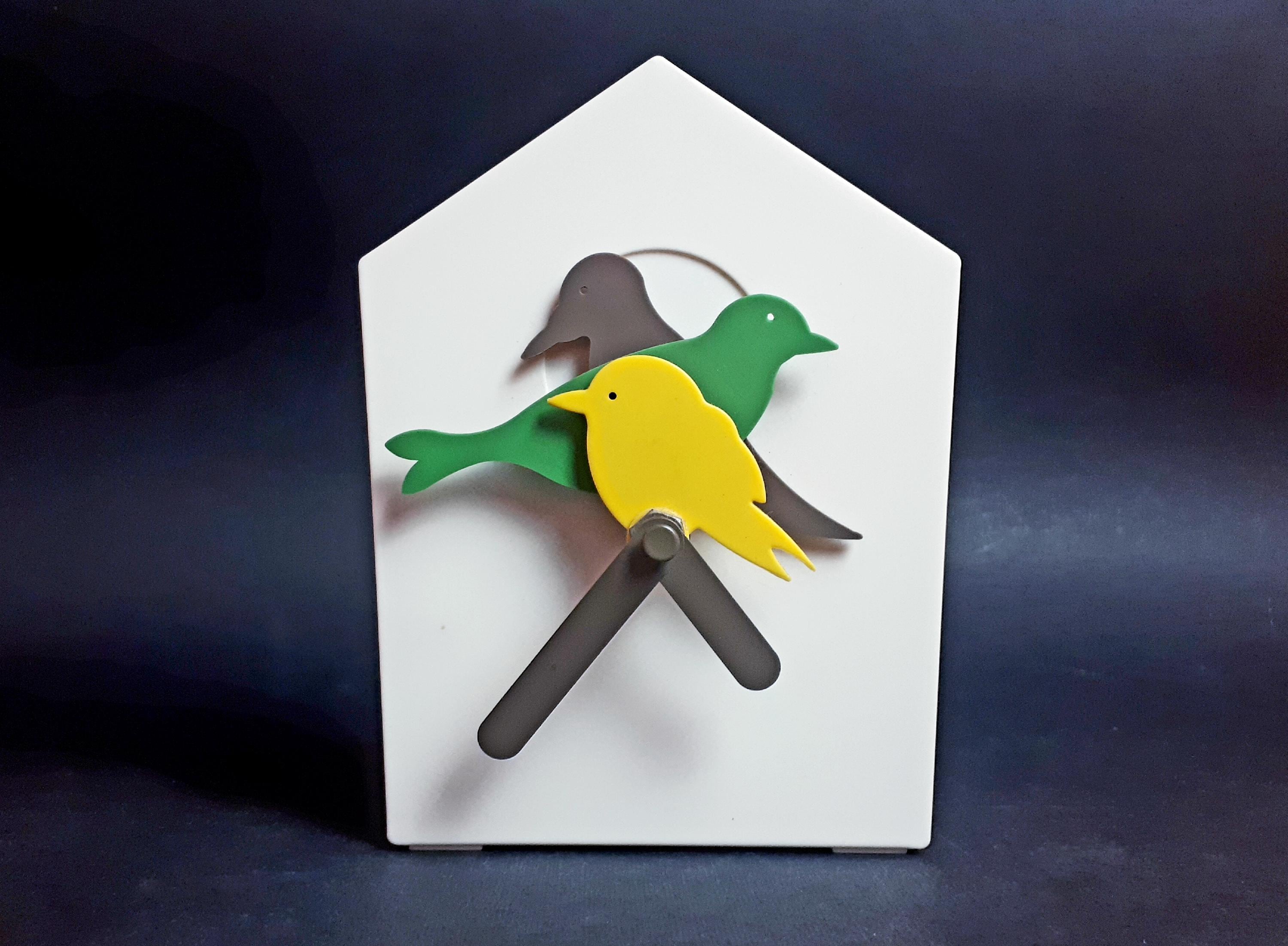 IKEA Starholk Wall Clock Design by David Wahl Small 3D Bird Clock