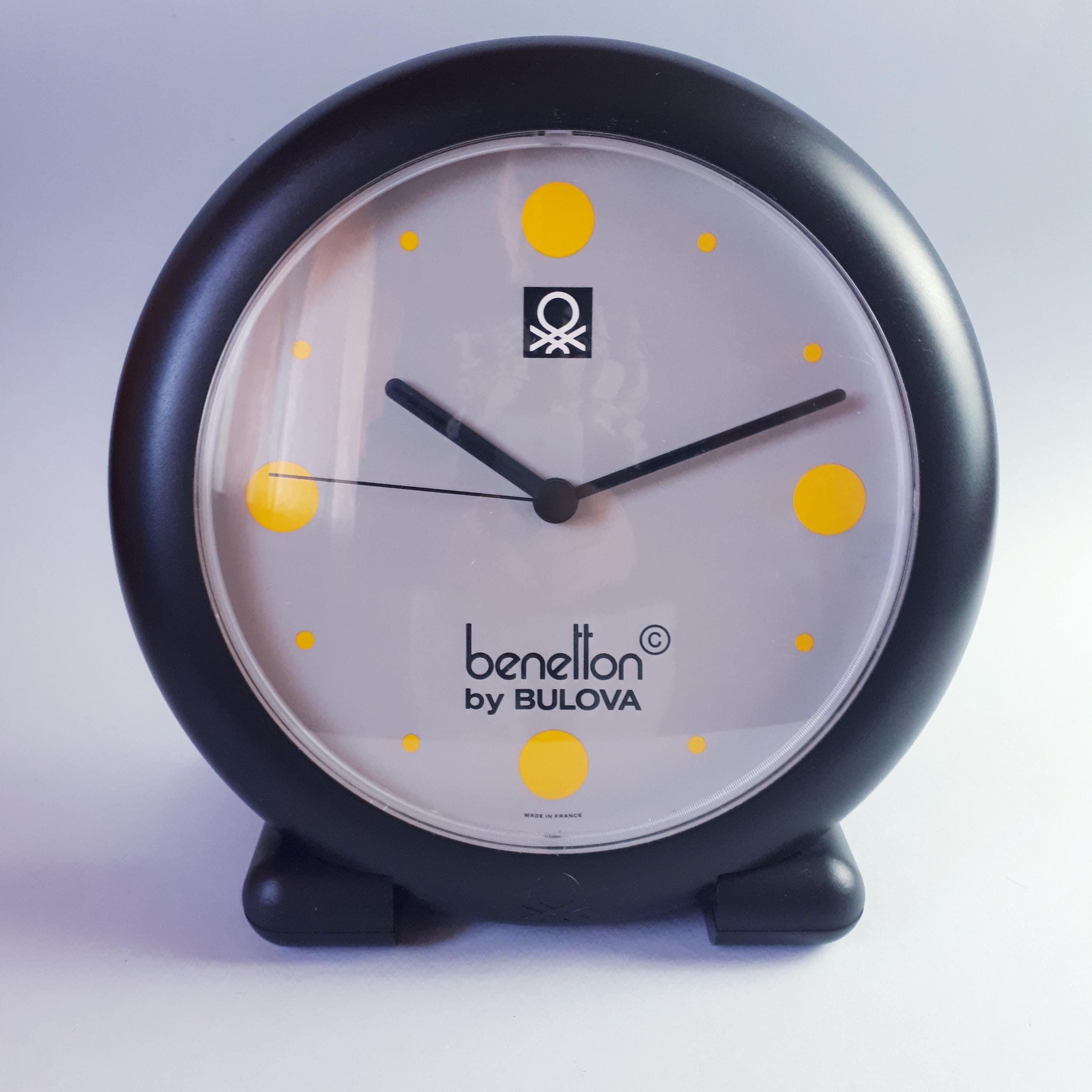 Benetton by Bulova Watch From the 1990s, Modern Collectible Black