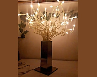 Lampe de table LED IKEA Medusa STRANNE en acier vintage, design suédois rare des années 80