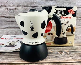 Mokkhu・vintage Bialetti Mukka Express Original Moka Cappuccino Cow Vintage Coffee