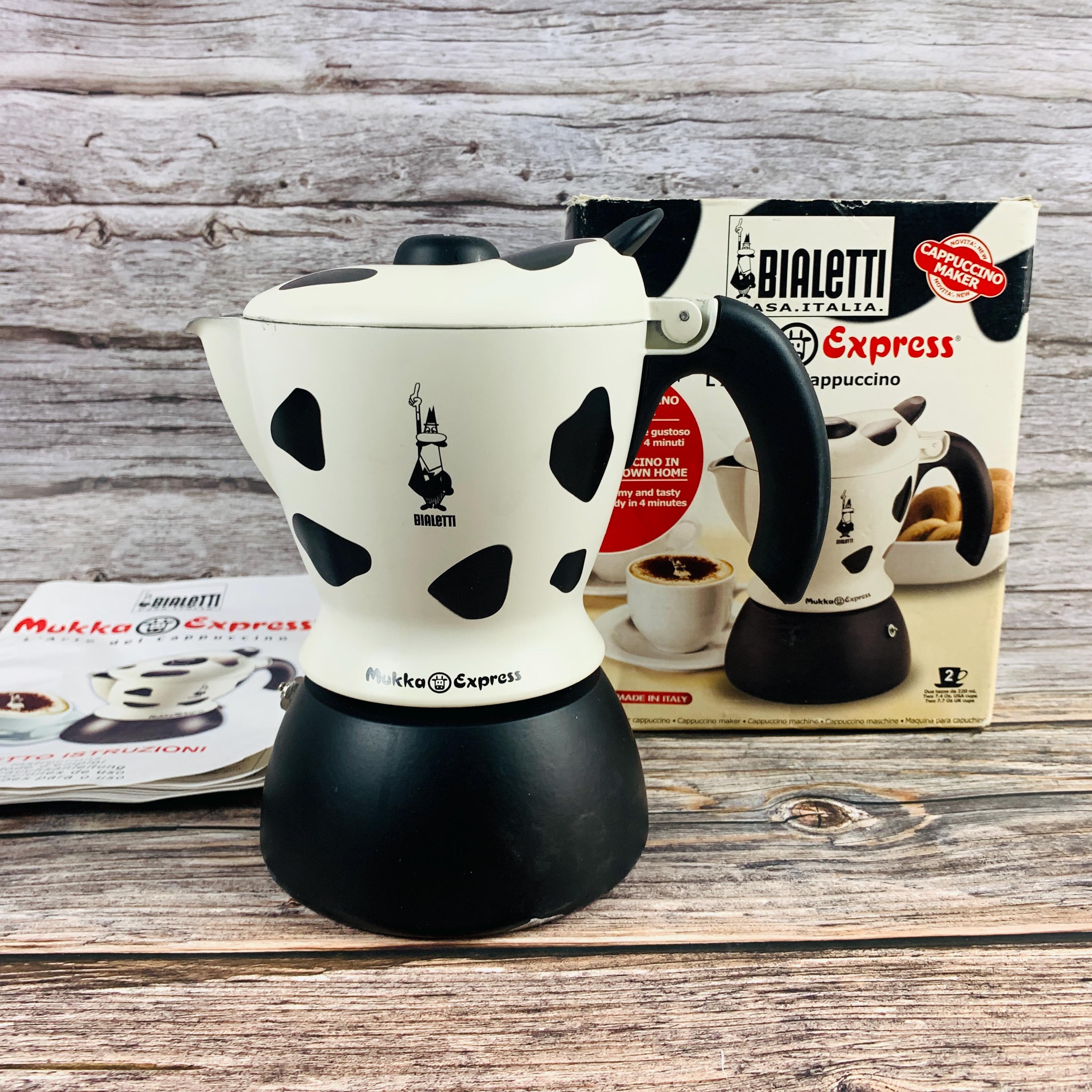 Bialetti Mukka Express Original Moka Cappuccino Cow Vintage Coffee