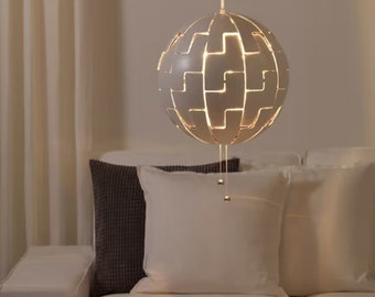 Ikea PS 2014 STAR WARS Death Star Pendant Light White by David Wahl - New in Box