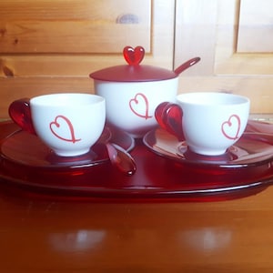 Coppia cucchiai ceramica Polipo | Le Ceramiche