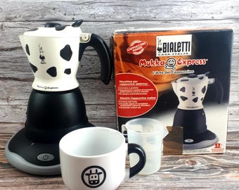 BIALETTI Mukka Express 2 Cup Cappuccino Maker Used in Italy - Etsy