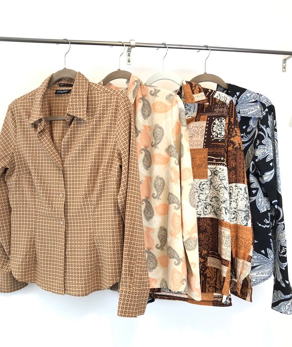lot of vintage 90s blouses tops
