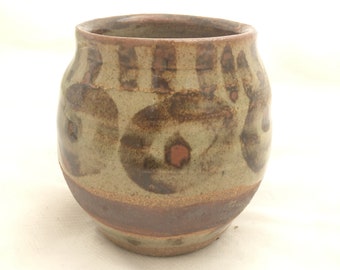 Glazed Pottery // Candle Holder // Beeswax votives // Handmade