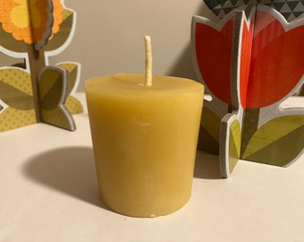 Long Lasting Candles // Votive Candles // 100% Beeswax Candle // Natural Candle//