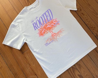 Camiseta cristiana "Estamos arraigados", camiseta bíblica de Jesús