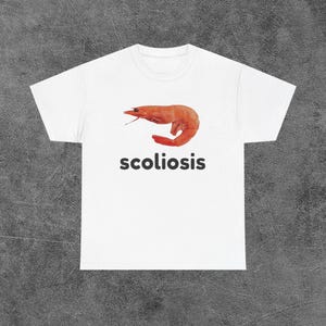 Lustiges Mem Skoliose Schwarzer Humor, ironisches Gen z Meme, seltsam spezifisch, verfluchtes Meme, verrückt, Shitpost-Witz-Geschenk, Cringe-Shirt, seltsames Shirt