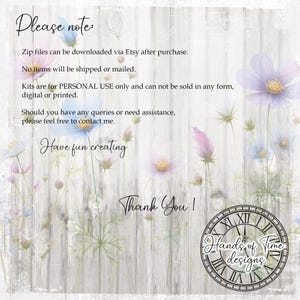 Serenity, Junk Journal Kit, Blue Calm, Embellishments, Digital ...