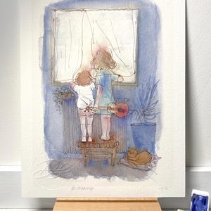Stampa artistica "I piccoli curiosi"