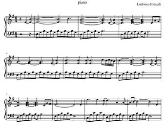 Ludovico Einaudi - OLTREMARE Partituras para piano PDF