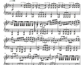 ゼルダの伝説 嵐の歌 ピアノ楽譜 (PDF) - Etsy 日本