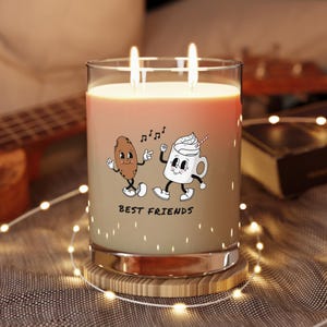 Scented Candle - Friendship Gift, Aromatherapy Candle, Bestie Scented Candle, Friendship Candle Gift, Friendship Candle - Full Glass, 11oz