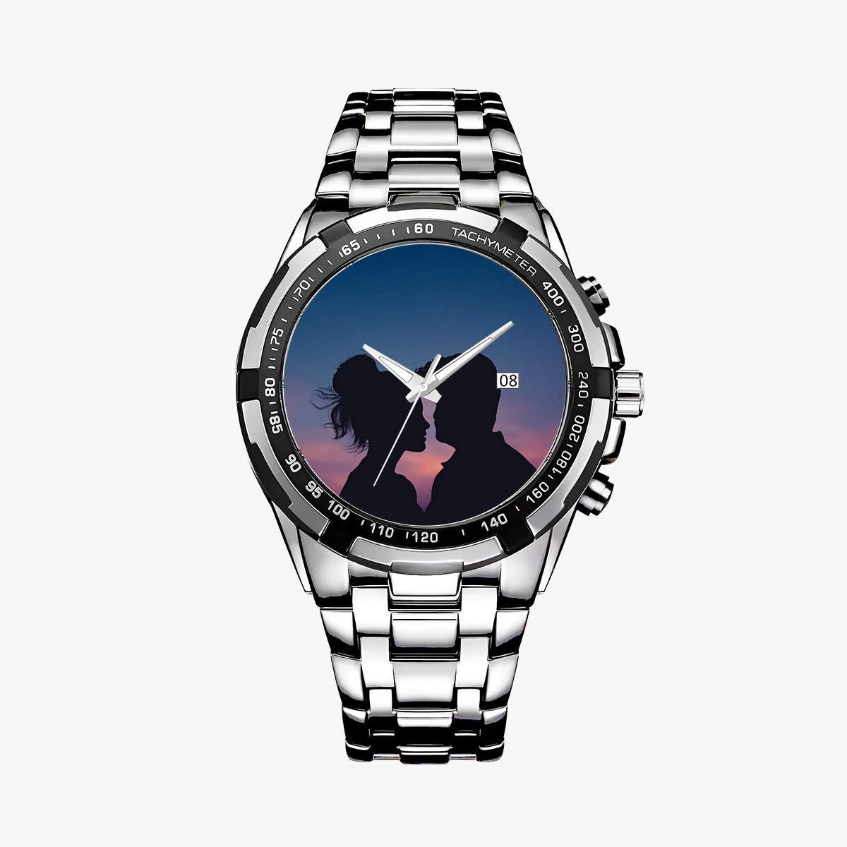 Personalized Image Watch – Custom Photo Wristwatch Gift for Men & Women ...