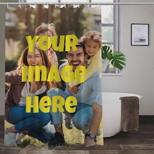 Custom Photo Shower Curtain: Personalized Bathroom Decor