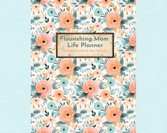 Flourishing Mom Life Planner | Christian Digital Planner for iPad, GoodNotes & Printable Use