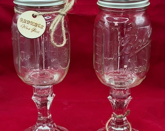 Set of 2 Redneck Wine Glasses