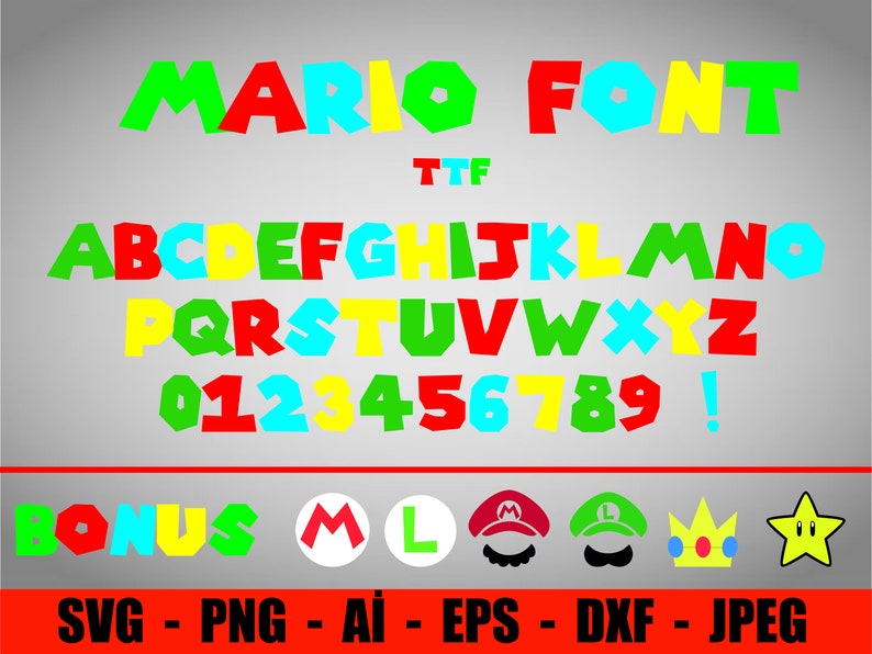 INSTANT DOWNLOAD Mario and Luigi Svg, Jpeg, Dxf and Png for T-shirts ...
