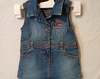 US Polo Association Little Girls Dress Size 2T No Size Tag