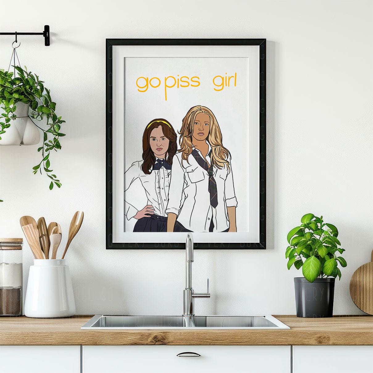 Gossip girl wall art - Etsy 日本