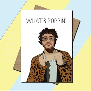 Jack Harlow Karte - What's Poppin' - Rapper Karte - Sänger Karte