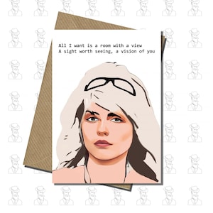 Debbie Harry Card - Blondie Card - Icone femminili - Icone musicali - Biglietto di compleanno - Biglietto anni '80 - Tutte le occasioni