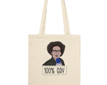 The 100% Gay Tote Bag - Jacob Ben Israel - Glee - LGBTQ - Love 2 All
