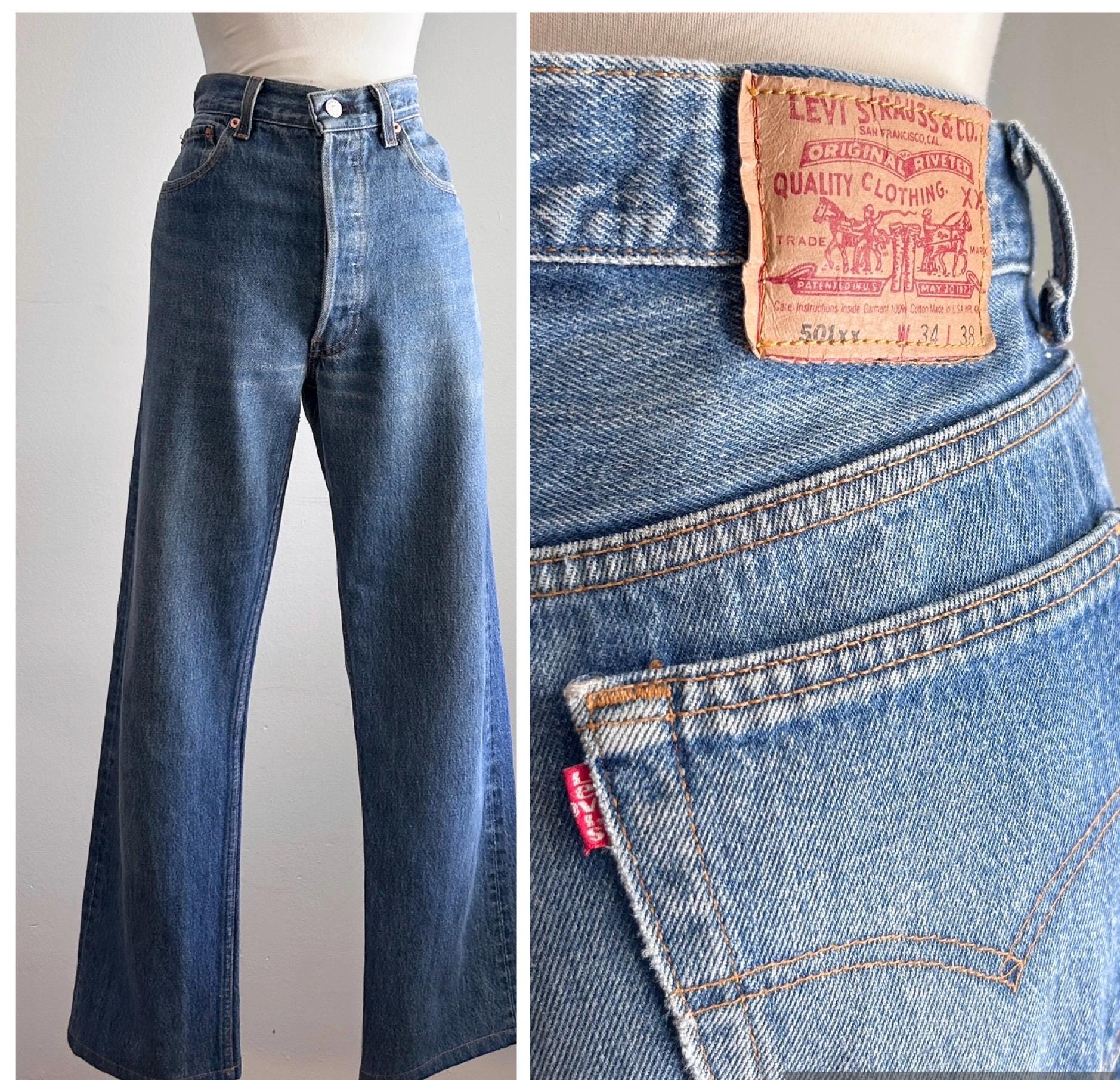 Levis Jeans 501xx Made Usa - Etsy