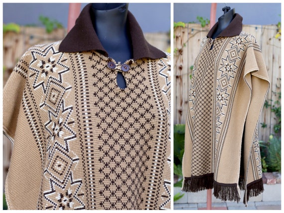 Hippie shop poncho sweater