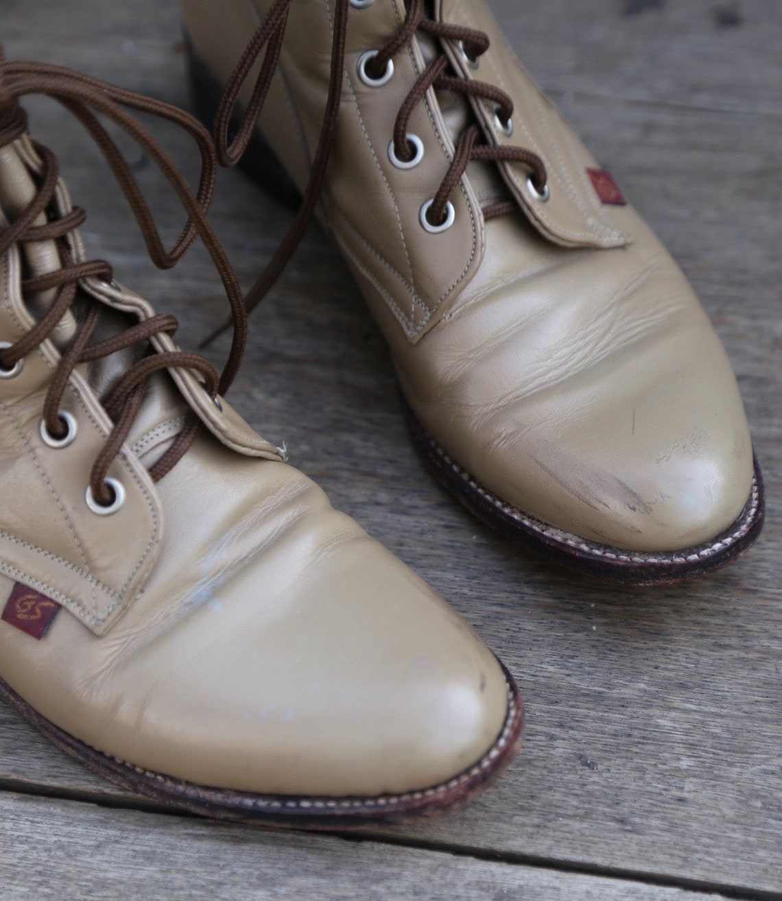 Vintage Tony Lama George Strait Roper Lace up Western Granny - Etsy