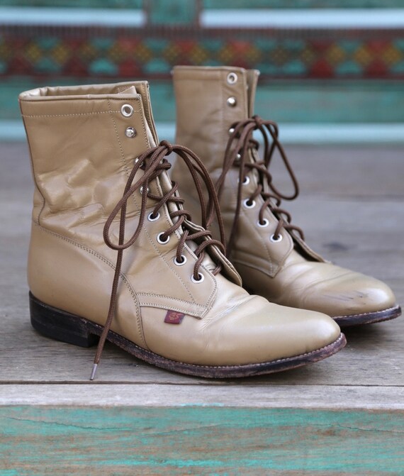 tony lama lace up boots