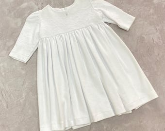Christening Dress Baptism Gown Girls Blessing Gown Princess Baby Dress Set Cotton Baptism Gift