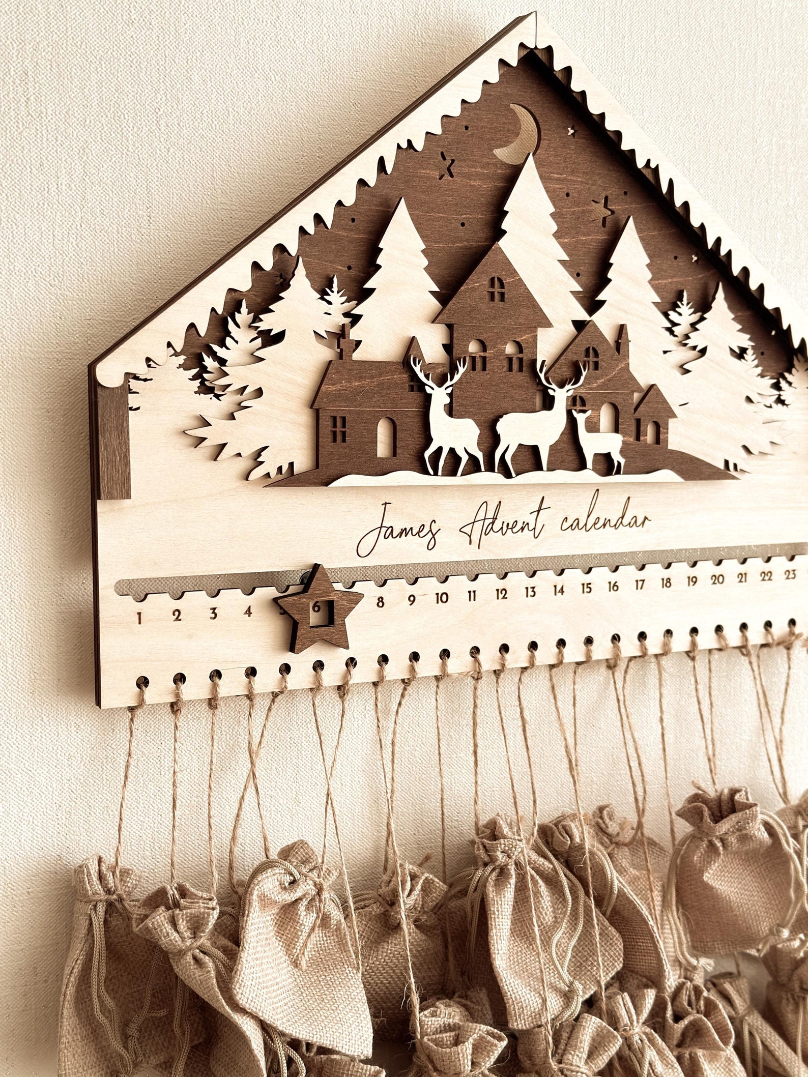 Personalized advent calendar with name | Christmas Calendar | Advent | Advent calendar for children