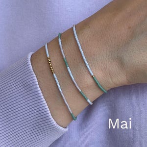 DIY Armbandskit Sommarutgåva maj – MIYUKI Glaspärlor & 18K Guldspänne, Skapa Dina Egna Smycken, Presentidé, inkl. Instruktioner