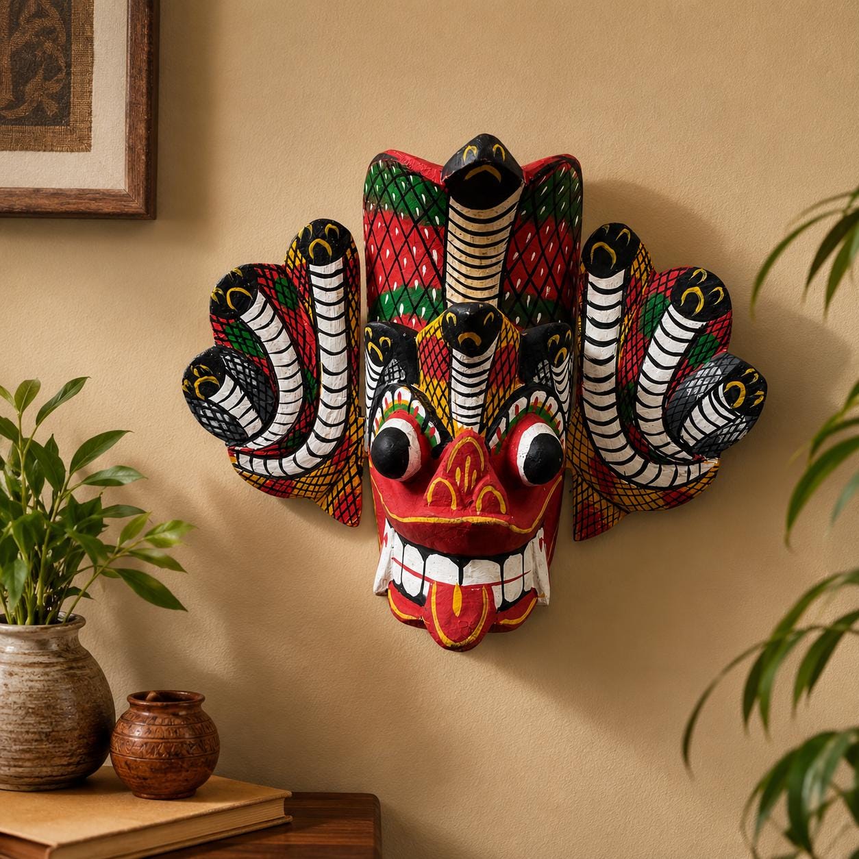 Sri lankan mask - Etsy 日本