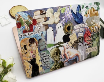 Retro Art Collage MacBook Case Hard Protective Laptop Case Macbook Air Pro Cover For Macbook Air 15/13/11 Pro 16/14/12 Case 2023 2022 2021