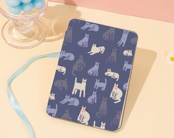 Étui pour Kindle avec motif chat mignon pour Paperwhite 1/2/3/4, étui Kindle 10/11/12e, étui Kindle Colorsoft 2024 avec dragonne, étui Kindle en acrylique