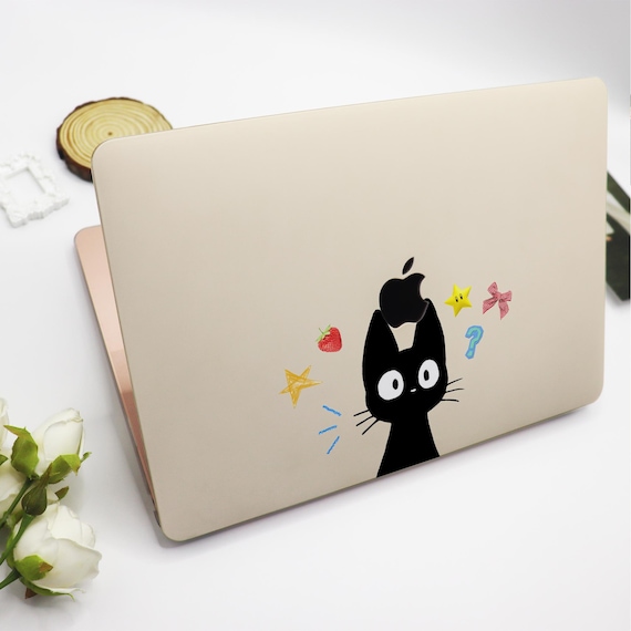 Cute black cat MacBook Case, Apple Laptop Sleeves,MacBook Air15/13 Pro 13/14/15/16 2020 2021 M2 2022,Unique Laptop Case,Custom Macbook Case