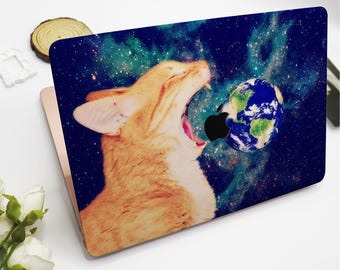 Cat Funny Pattern MacBook Case Hard Protective Laptop Case Macbook Air Pro Cover For Macbook Air 15/13/11 Pro 16/14/12 Case 2023 2022 2021