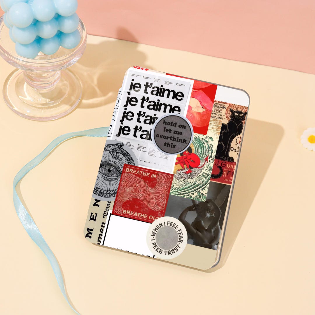 Vintage Collage Art Kindle Case for Paperwhite 1/2/3/4,kindle 2022 ...