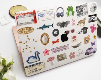 Retro Aesthetic Collage MacBook Case Protective Laptop Case Macbook Air Pro Cover For Macbook Air 15/13/11 Pro 16/14 Case 2023 2022 2021