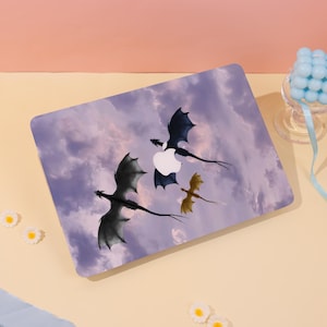 Sky - Flying Dragons Painting MacBook Case Hard Protective Laptop Case 2025 Macbook Air Pro Cover For Macbook Air 15/13/11 Pro 16/15/14 Case