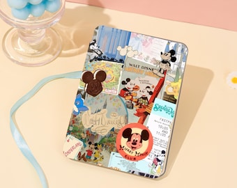 Cute Mouse Collage Kindle Case For Paperwhite 1/2/3/4,Kindle 2022,Kindle 11th/12th,Kindle Colorsoft Case With Hand Strap,Kindle Acrylic Case